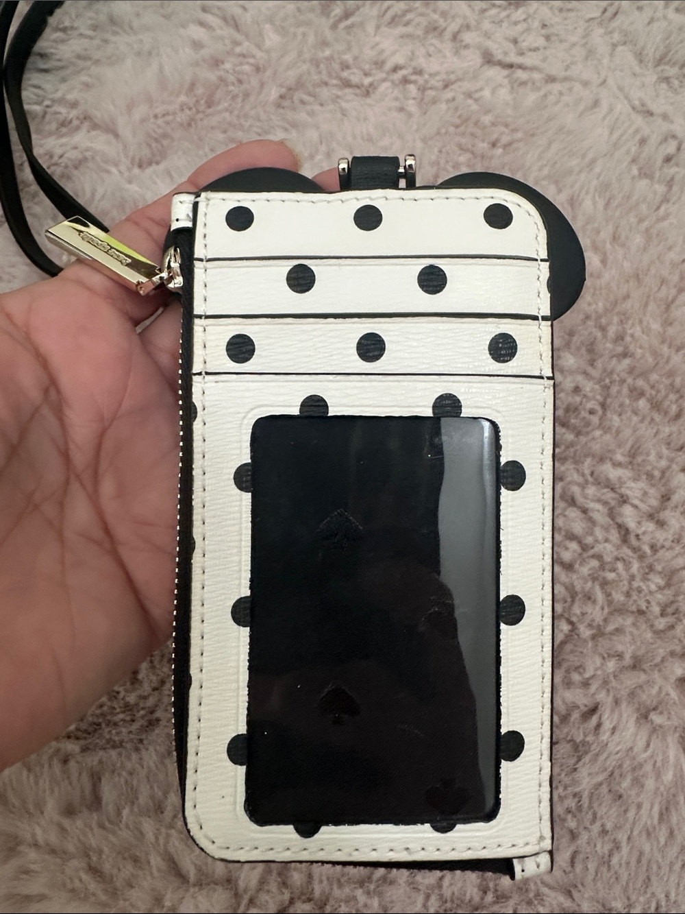 kate spade x disney minnie white multi lanyard - Picture 4 of 7